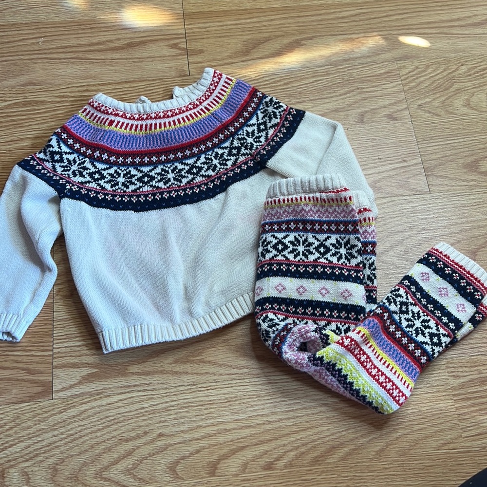 Old Navy Fair Isle Sweater Set